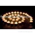 Holiday Chauffe Plats/ White Tealight Candle/ Made in China